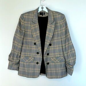 Bloomingdales 1. State Plaid Blazer